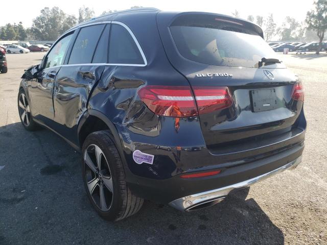 WDC0G5EB6KF632935 - 2019 MERCEDES-BENZ GLC 350E BLUE photo 3