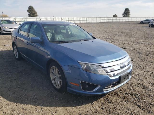 3FAHP0JA9AR180169 - 2010 FORD FUSION SEL BLUE photo 1