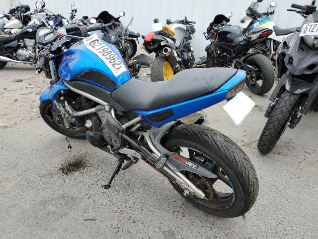 JKAEREC109DA31684 - 2009 KAWASAKI ER650 C BLUE photo 3