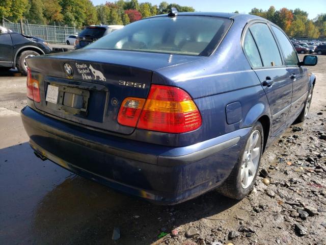 WBAAZ33445KW76308 - 2005 BMW 325 IS SUL BLUE photo 4