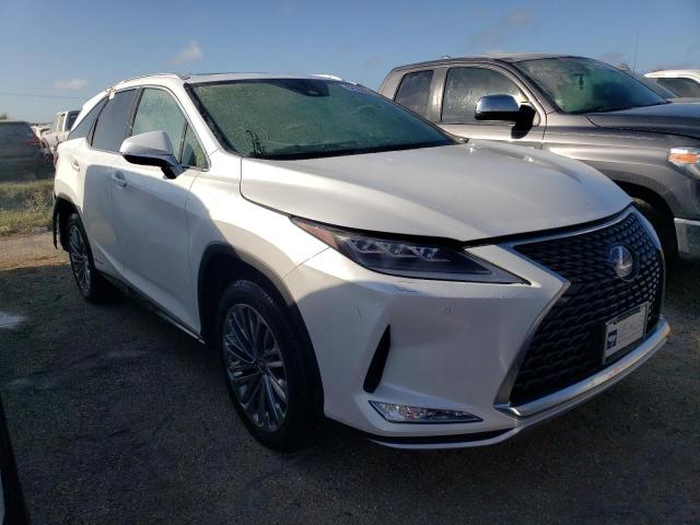 JTJJGKFAXN2022821 - 2022 LEXUS RX 450H L WHITE photo 1