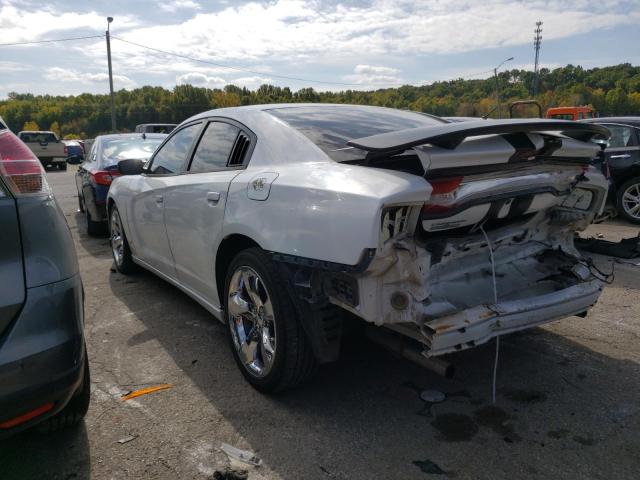2C3CDXAT1DH568170 - 2013 DODGE CHARGER PO WHITE photo 3