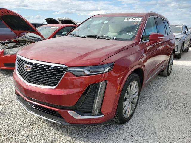 1GYKPCRS3MZ195680 - 2021 CADILLAC XT6 PREMIU RED photo 2