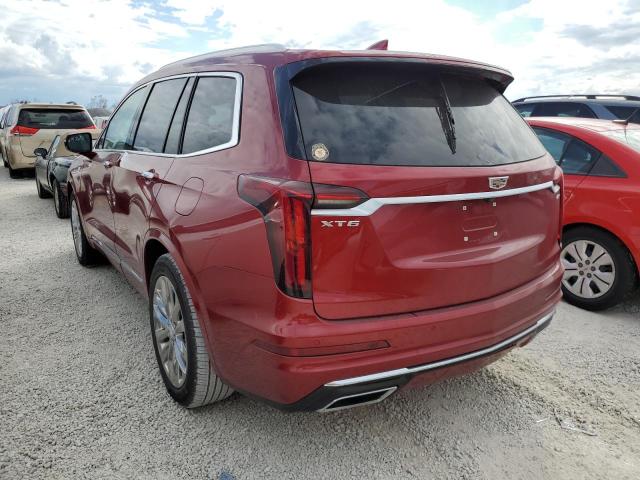 1GYKPCRS3MZ195680 - 2021 CADILLAC XT6 PREMIU RED photo 3