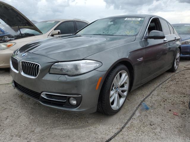 WBAXA5C57ED001868 - 2014 BMW 535 D GRAY photo 2