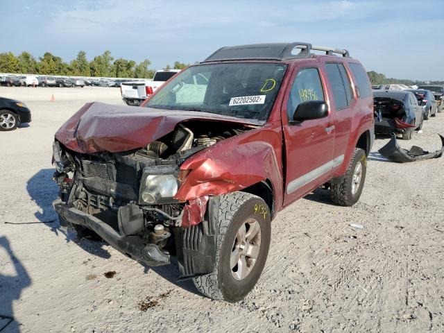 5N1AN0NU6DN810433 - 2013 NISSAN XTERRA X RED photo 2