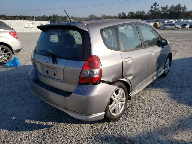 JHMGD37667S001004 - 2007 HONDA FIT S 灰色 照片 4