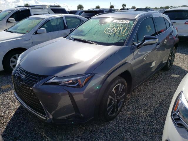 JTHX9JBH9M2041104 - 2021 LEXUS UX 250H GRAY photo 2