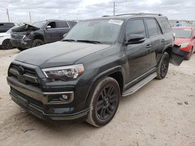 JTECU5JR3M5245133 - 2021 TOYOTA 4RUNNER NI BLACK photo 2