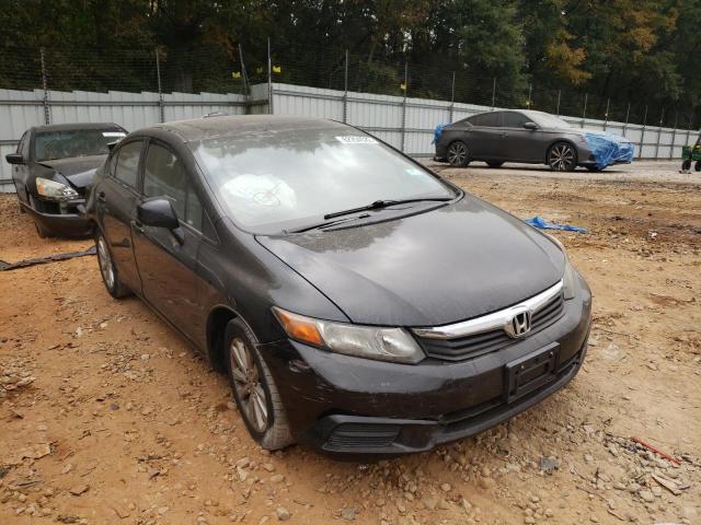 19XFB2F9XCE300176 - 2012 HONDA CIVIC EXL Noir photo 1
