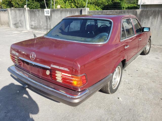 WDBCB20A0CB022955 - 1982 MERCEDES-BENZ 300 SD BURGUNDY photo 4