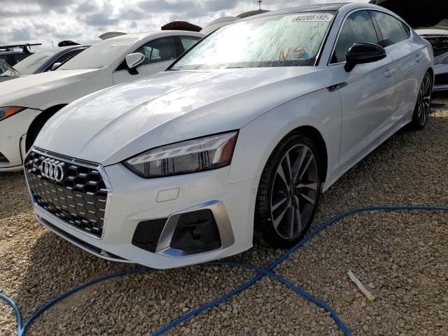 WAUB4CF50NA008468 - 2022 AUDI S5 PRESTIG WHITE photo 2