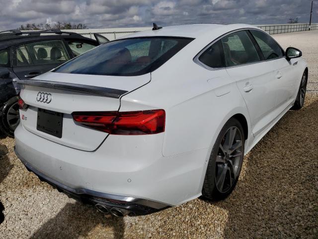 WAUB4CF50NA008468 - 2022 AUDI S5 PRESTIG WHITE photo 4