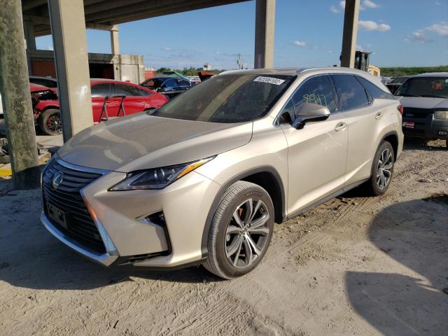 JTJDZKCA1K2017238 - 2019 LEXUS RX 350 L BEIGE photo 2