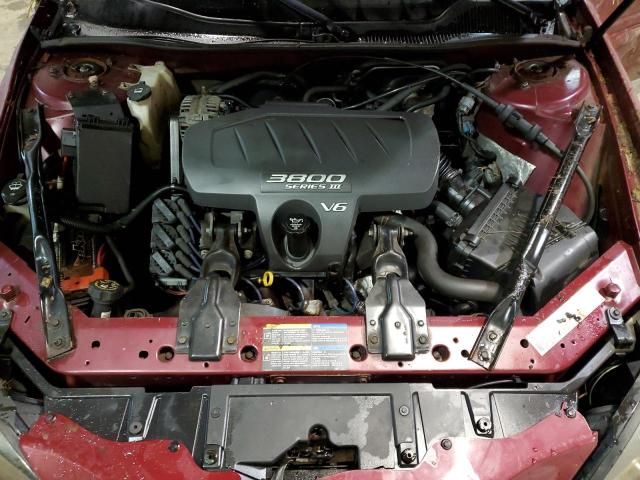 2G2WP522951336036 - 2005 PONTIAC GRAND PRIX მუქწითელი ფოტო 7