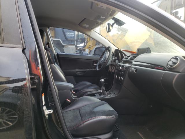 JM1BK34M181166969 - 2008 MAZDA SPEED 3 BLACK photo 5