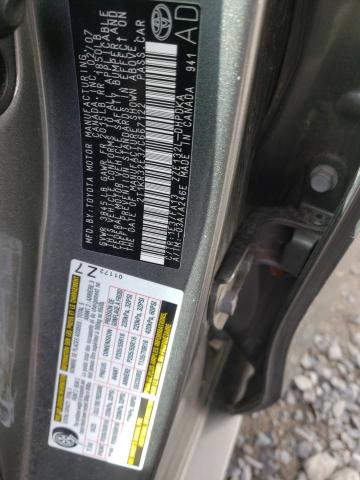 2T1KR32E37C667122 - 2007 TOYOTA MATRIX GRAY photo 10