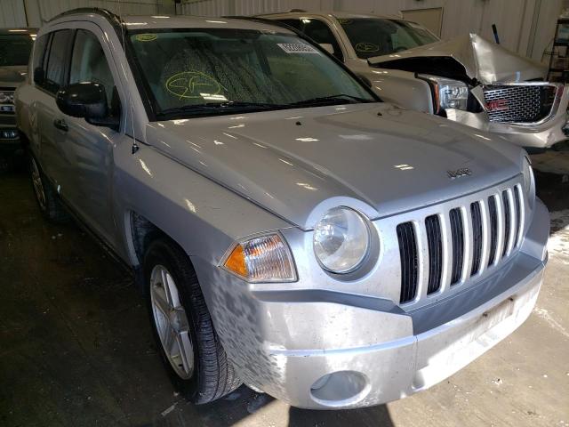 1J8FT47W67D227174 - 2007 JEEP COMPASS SILVER photo 1