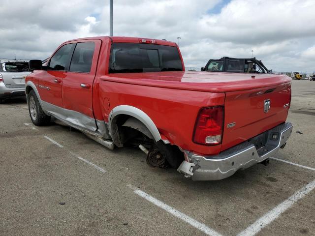 1C6RD7NT2CS240268 - 2012 DODGE RAM 1500 L RED photo 3