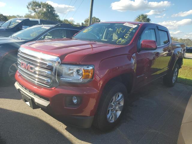 1GTG6CEN6J1311351 - 2018 GMC CANYON SLE MAROON photo 2