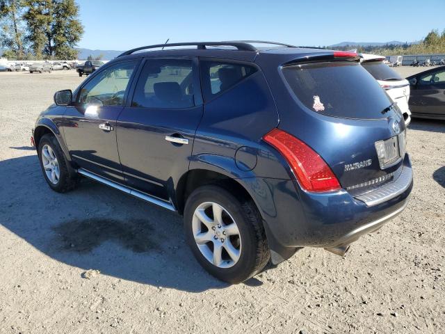 JN8AZ08W96W549788 - 2006 NISSAN MURANO SL BLUE photo 3