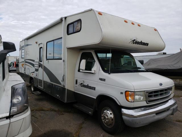 1FDXE45S02HB01606 - 2002 FORD E450 RV WHITE photo 1