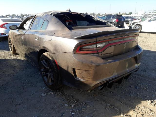 2C3CDXGJ7MH566199 - 2021 DODGE CHARGER SC GRAY photo 3