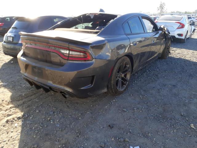 2C3CDXGJ7MH566199 - 2021 DODGE CHARGER SC GRAY photo 4