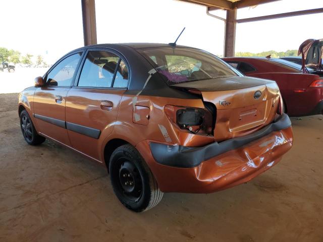 KNADE223696458574 - 2009 KIA RIO BASE ORANGE photo 3