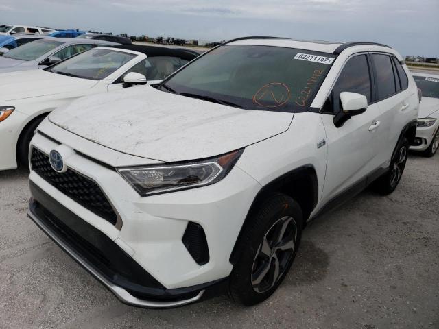 JTMAB3FV8MD057614 - 2021 TOYOTA RAV4 PRIME WHITE photo 2