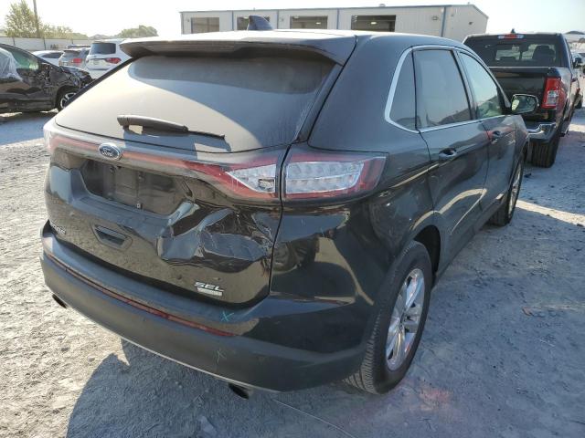 2FMPK3J98GBB26859 - 2016 FORD EDGE SEL BLACK photo 4