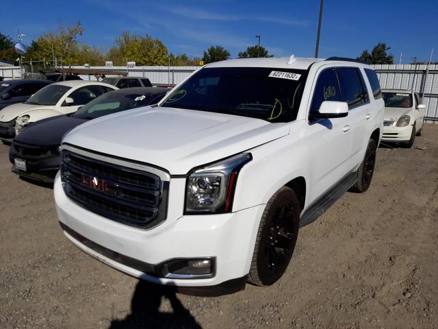 1GKS1AKC9HR144225 - 2017 GMC YUKON SLE WHITE photo 2