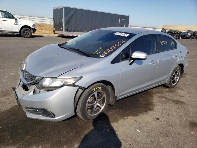 2HGFB2F77FH557532 - 2015 HONDA CIVIC SE SILVER photo 2