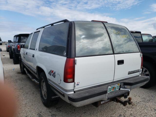 1GNFK16K5RJ353352 - 1994 CHEVROLET SUBURBAN K WHITE photo 3