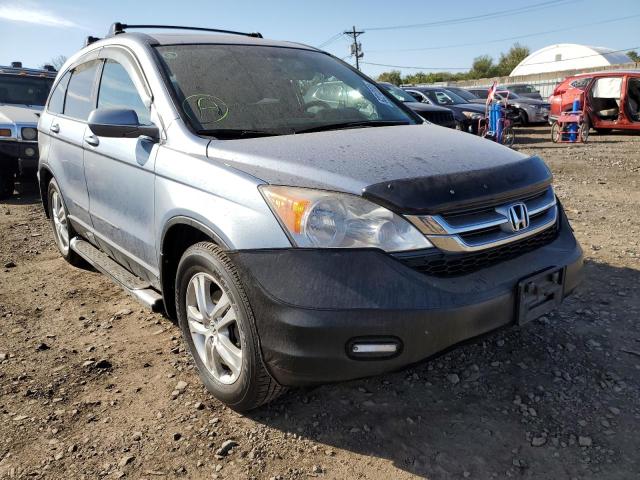 JHLRE4H7XBC015322 - 2011 HONDA CR-V EXL BLUE photo 1