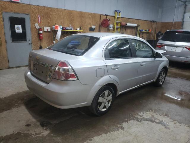 KL1TD56E39B362916 - 2009 CHEVROLET AVEO LS 银色 照片 4