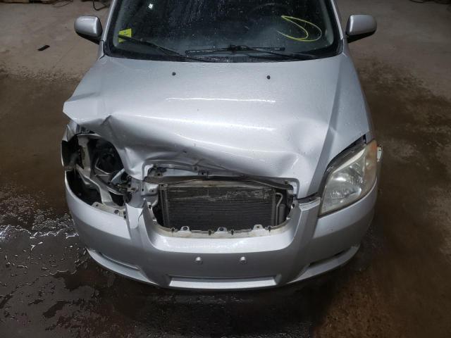 KL1TD56E39B362916 - 2009 CHEVROLET AVEO LS 银色 照片 7