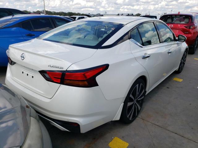 1N4BL4FV9KC139335 - 2019 NISSAN ALTIMA PLA WHITE photo 4