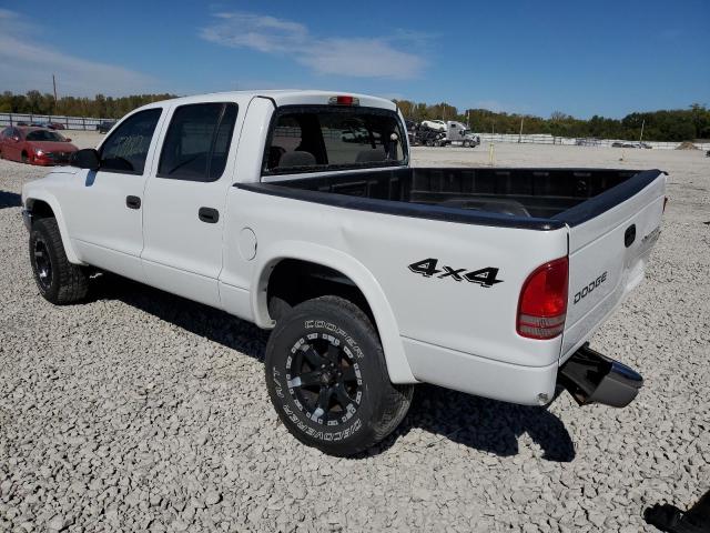 1D7HG48N24S509979 - 2004 DODGE DAKOTA QUA WHITE photo 3