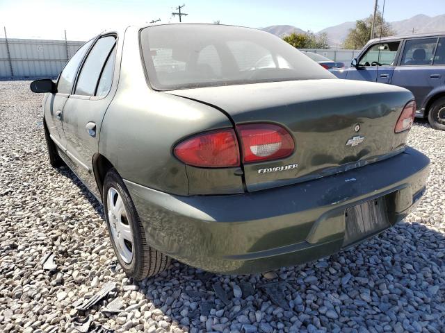 3G1JC52441S237828 - 2001 CHEVROLET CAVALIER B GREEN photo 3