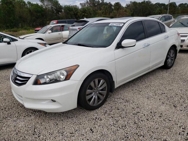 1HGCP3F81BA027309 - 2011 HONDA ACCORD EXL WHITE photo 2