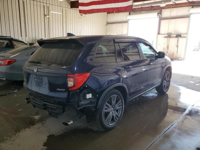 5FNYF8H50MB016805 - 2021 HONDA PASSPORT E 蓝色 照片 4