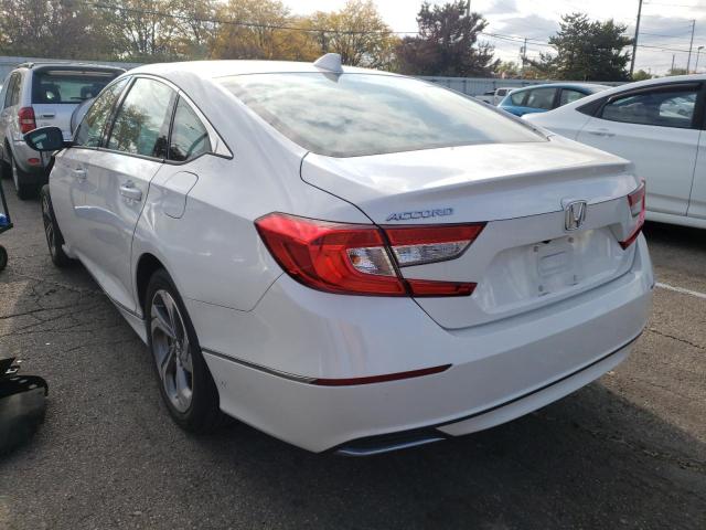 1HGCV1F50JA019488 - 2018 HONDA ACCORD EXL WHITE photo 3