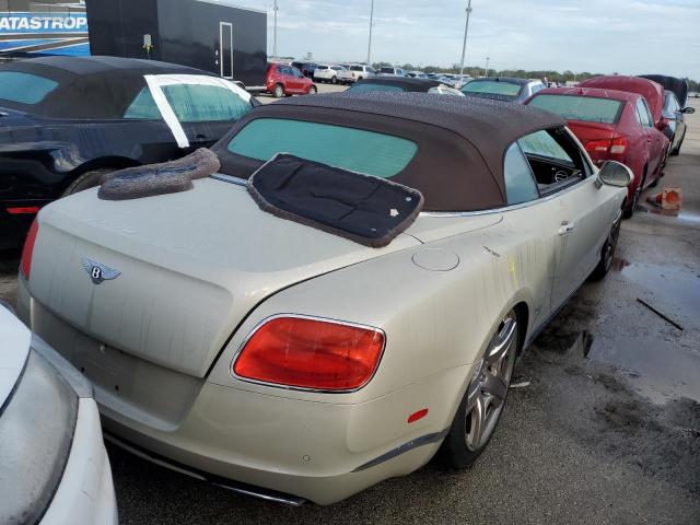 SCBGU3ZA9EC091293 - 2014 BENTLEY CONTINENTA BEIGE photo 4