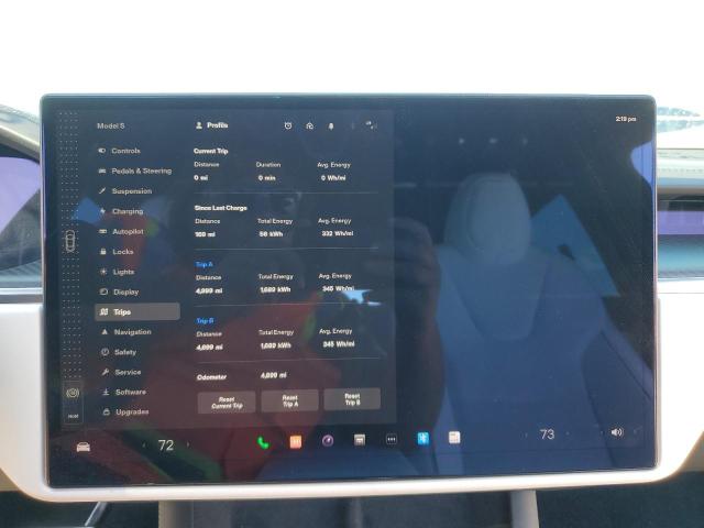 5YJSA1E67NF473699 - 2022 TESLA MODEL S Մոխրագույն լուսանկար 8