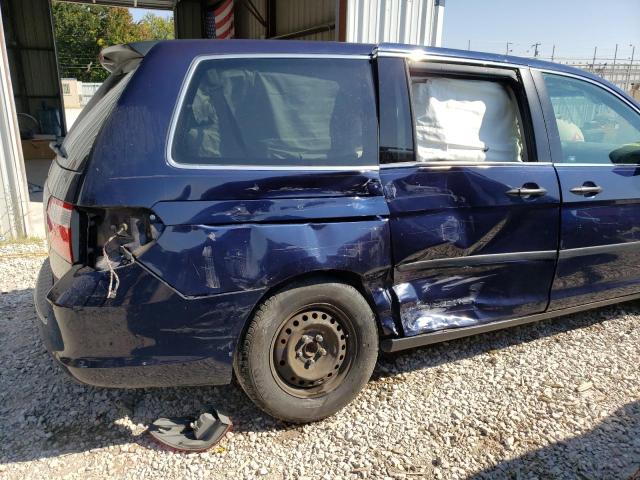 5FNRL38217B135604 - 2007 HONDA ODYSSEY LX BLUE photo 9