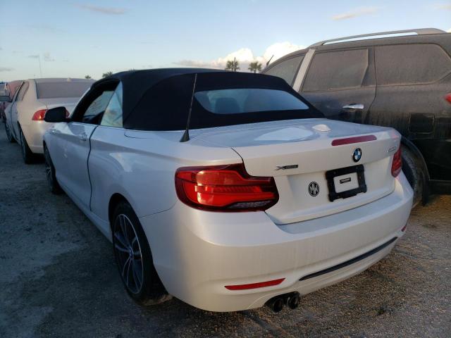 WBA2K1C51JVD41458 - 2018 BMW 230XI WHITE photo 3