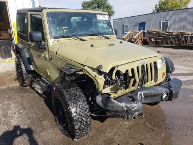1C4AJWAG3DL530158 - 2013 JEEP WRANGLER S GREEN photo 1