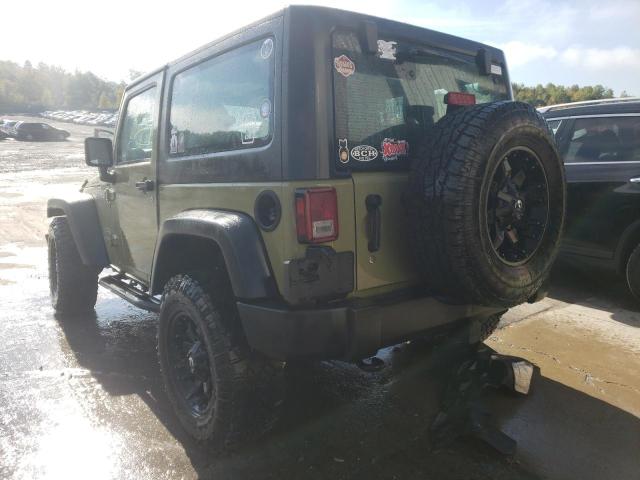 1C4AJWAG3DL530158 - 2013 JEEP WRANGLER S GREEN photo 3