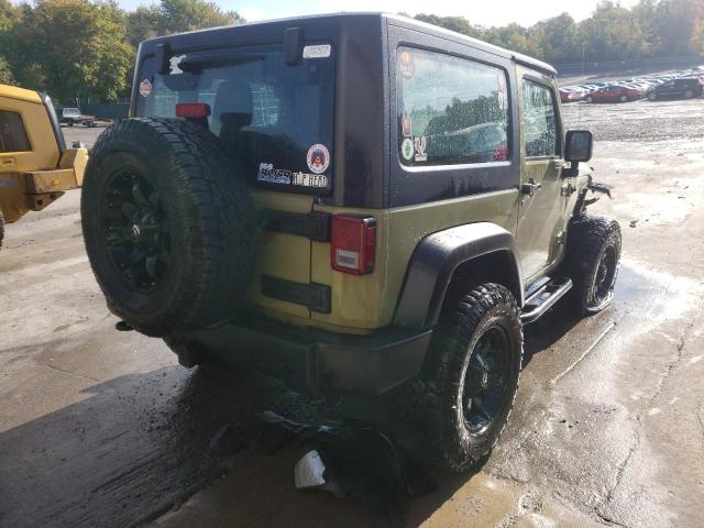 1C4AJWAG3DL530158 - 2013 JEEP WRANGLER S GREEN photo 4